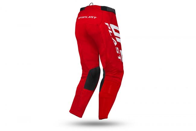 Ufo Pantaloni Da Moto Rosso/bianco Uomo